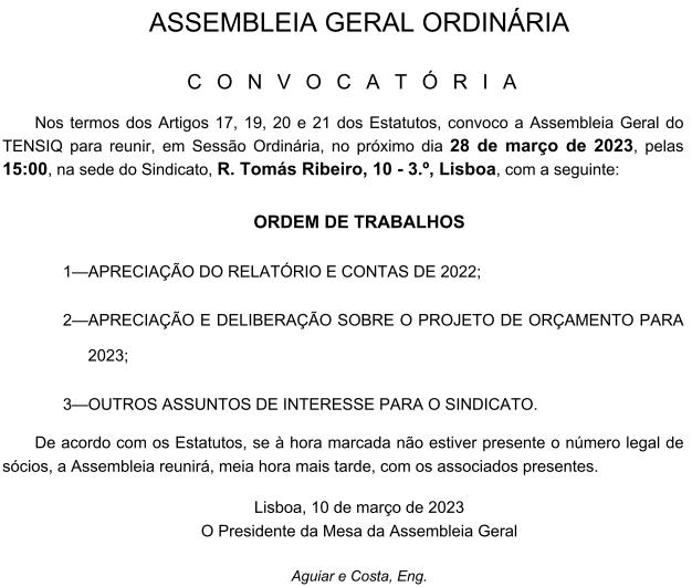 Convocatoria 28 MAR 20123