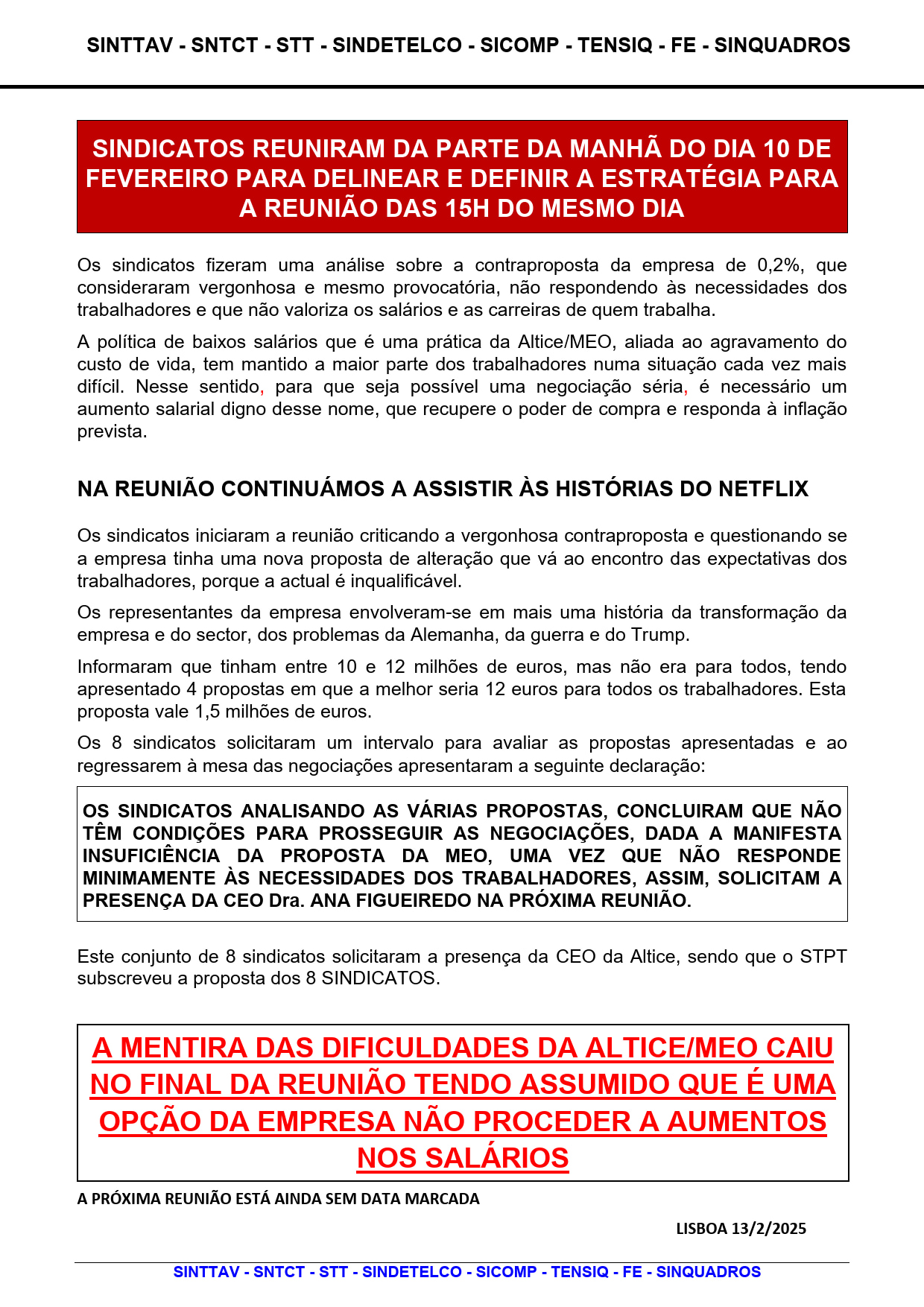 Negociacoes ACT 2025 conjunto dos sindicatos 3 2 2025