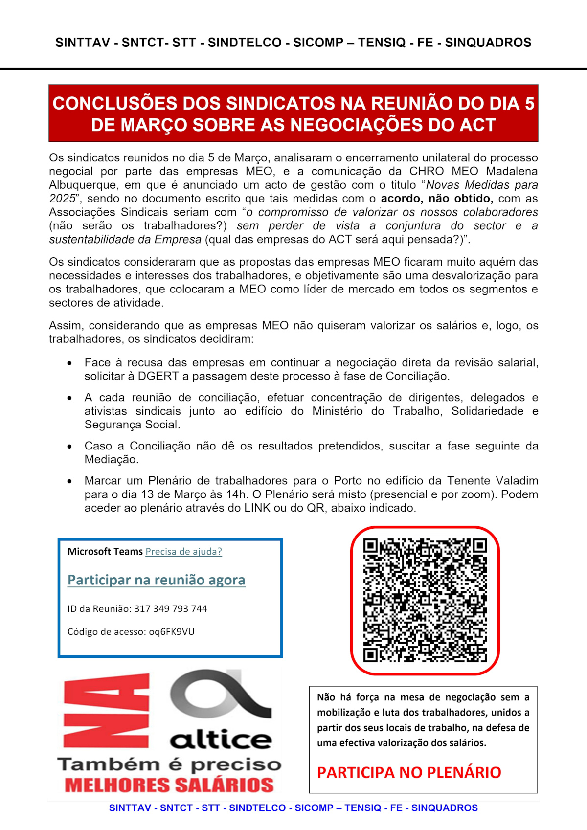 Negociacoes ACT 2025 conjunto dos sindicatos 3 2 2025