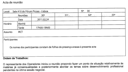 Acta 30 - discussão IRCT